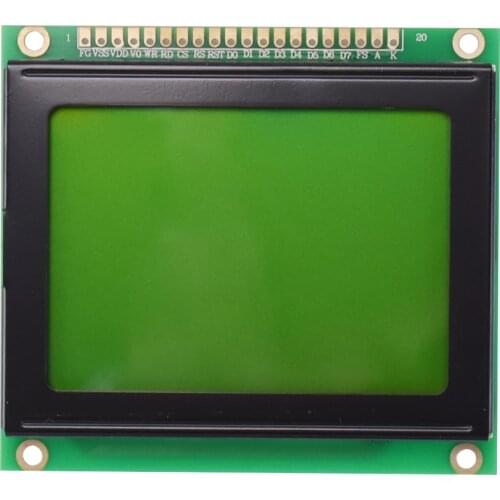 New 12864T Dot Matrix Screen Module 128*64 12864LCD Screen 5V T6963 Control 3inch