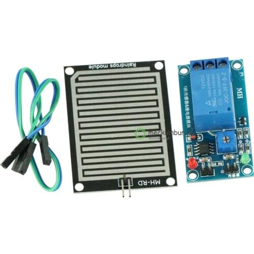 12 V Rain Control Module Rain Touch Relay Module for Arduino Moisture on Leaves M35 Monitors Weather