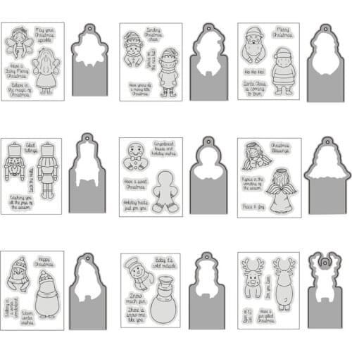 MT Craft 2021 Christmas character Metal Cutting Dies Stencils Scrapbooking Photo Album Decorative Embossing Paper Card Crafts