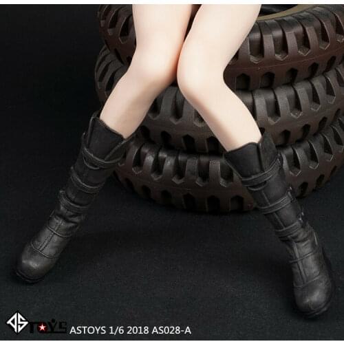 NEW [1/6 Scale Shoes] Black Female High-heeled Shoe For 12" Woman PH UD Body