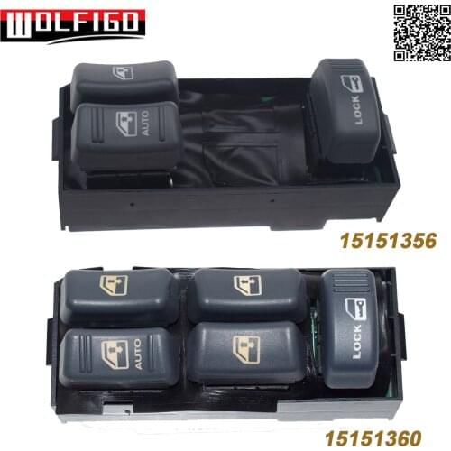 15151360 15151356 Electric Master Window Switch For Chevy GMC Escalade Bravada 95-04 For Chevrolet Blazer Suburban S10 Tahoe New
