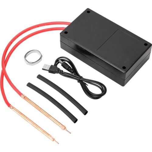 Portable 6 Gears DIY Mini Spot Welding Machine for 18650 Lithium Battery Adjustable Spot Welder with Nickel Sheet Welding Tools