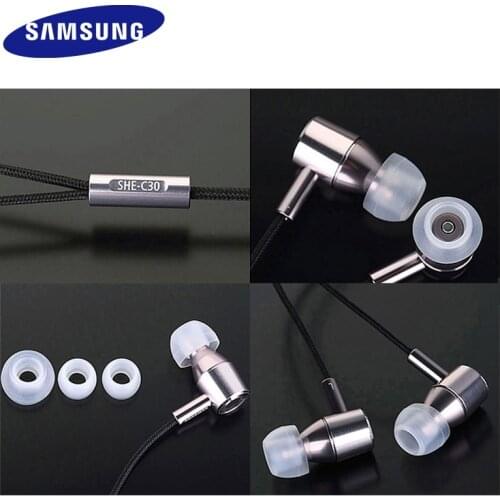 SAMSUNG SHE-C30 Sport Earphone In-Ear Stereo for Samsung Galaxy S6 S7 etc Smartphones Wired Support smartphone Genuine Original