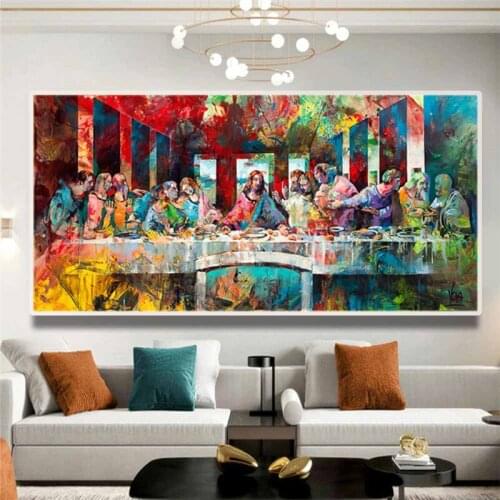 The Last Supper By Leonardo Da Vinci Posters And Prints Christ Canvas Paintings On The Wall Art Famous Pictures Wall Decoration
