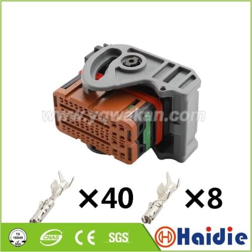 1set 48pin Auto wiring harness cable housing plug connector no shell