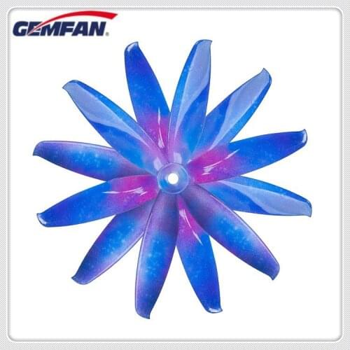 24pcs/12pairs Gemfan Windancer 5043 Propeller Sky Color T5043C 5x4.3 Inch PC 3-Blade CW CCW Propeller FPV Racing Drone Freestyle