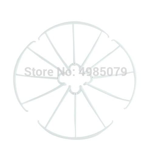 4PCS/Set SYMA X5SW Protective Frame Spare Part Protectors Frame Rotor Blade Protection White Color + 4pcs Screws