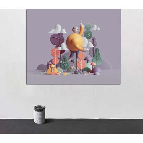 Peter Tarka Abstract Castle Canvas Painting Posters Prints Marble Wall Art Painting Decorative Picture Modern Home Decoration