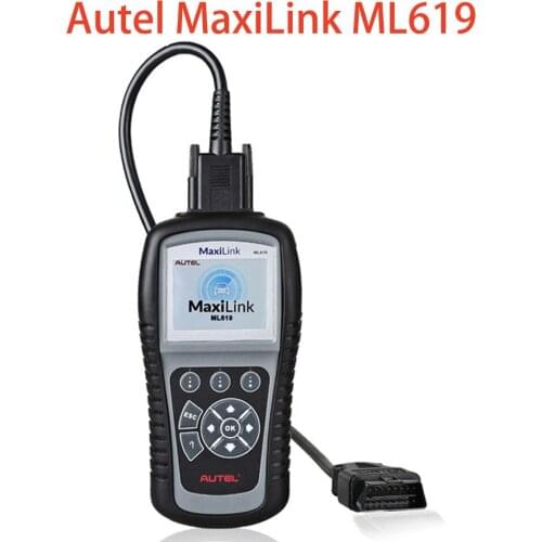 Autel MaxiLink ML619 OBDII OBD2 Code Reader ABS SRS Airbag Scan Tools Automotive Scanner Car Diagnostic Tool as Autolink AL619