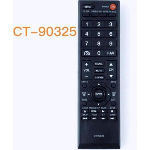 AWO New CT-90325 TV Remote Control For TOSHIBA CT-90351 CT-90326 For 19AV600U 32E200U 24SL410U 26C100U 32DT1U