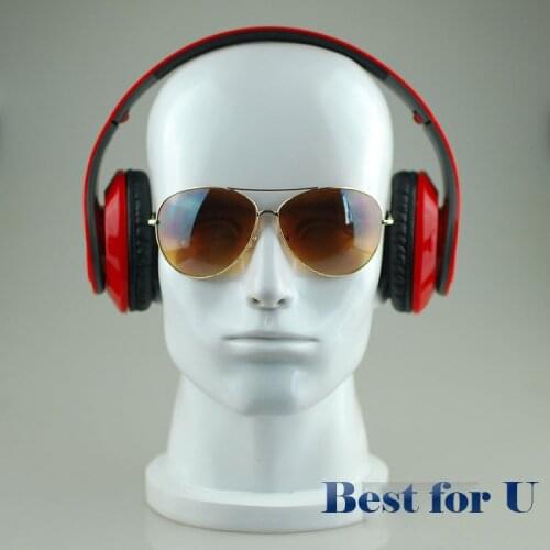 Free Shipping!! High Level New Arrival Gloss White Mannequin Head Model For Display Sunglasses Hat Ect