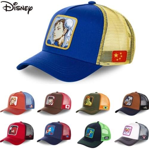 New Brand 62 Styles Disney Minnie Mickey Snapback Cotton Baseball Cap Men Women Hip Hop Dad Mesh Hat Trucker Hat Dropshipping