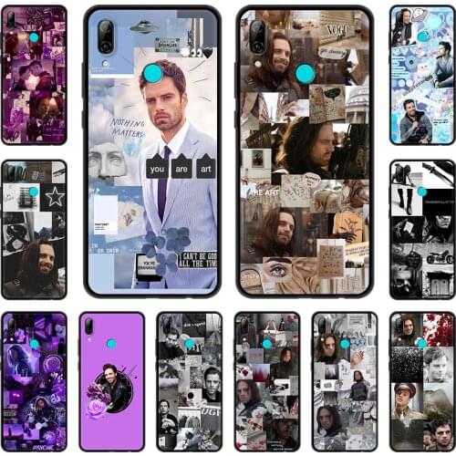 Phone Case For Huawei P30 Lite P smart Z 2019 2021 P40 Lite E P20 Pro P10 Soft Silicon Cover Shell Sebastian Stan Bucky Barnes