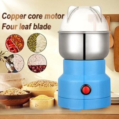 110V/220V Electric Coffee Grinder Powerful Stainless Steel Grains Spices Pepper Herbs Nuts Mill Machine Home Coffee Bean Grinder