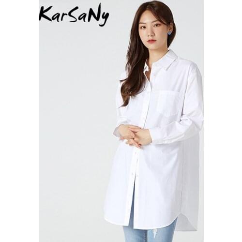 Блузки на пуговицах KarSaNy China At AliExpress