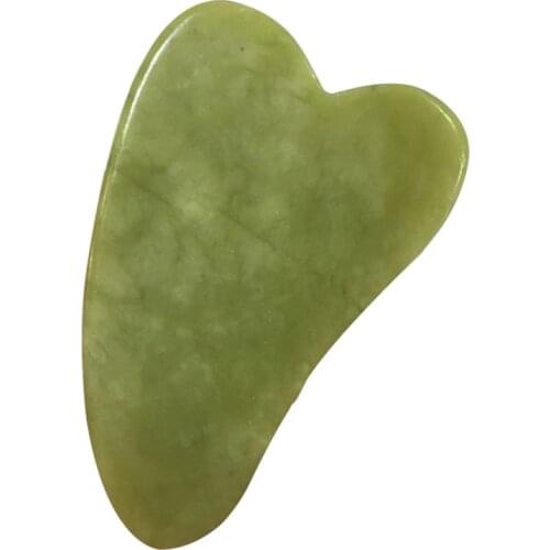 1Pc Facial Massage Guasha Scrapping Board Jade Stone Face Meridian Scrapping Lift Body Skin Relaxation Slimming Beauty Neck Thin