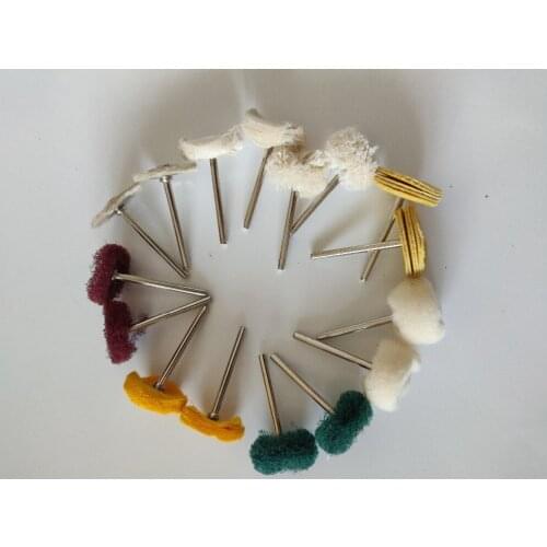 18PCS Polisher Buffer Wheel Polishing Buffing Pad Brush Kit For Rotary Drill Bit