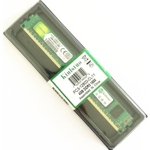 Kinlstuo Ram DDR3 4GB 1600 MHz Desktop Memory 240pin 1.5V New DIMM PC 12800