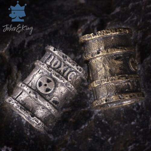 VULCAN Volgan nuclear waste original handmade umbrella rope knife pendant edc key pendant 925 silver personality bracelet access