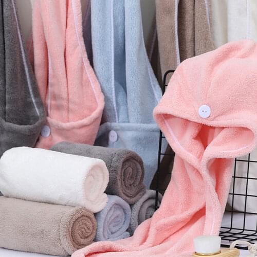 Magic Microfiber Shower Cap Towel Bath Hats for women Dry Hair Cap Quick Drying Soft for Lady Turban Head Wrap bathroom products