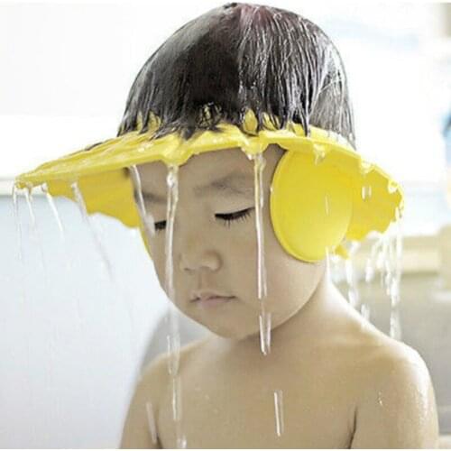 Shampoo Cap Baby Shower Adjustable Cap Children Shampoo Bath Wash Hair Shield Hat Bathing Bebes Shampoo Cap