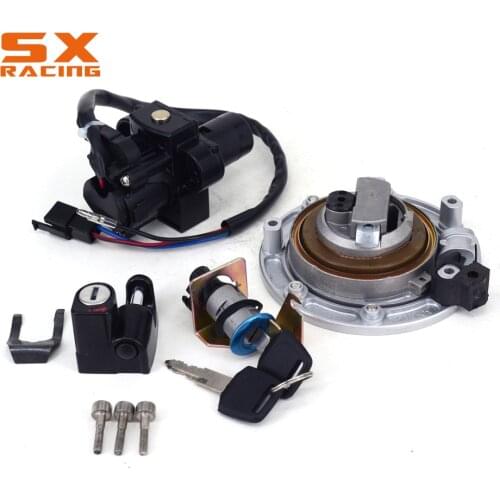 Motorbike Street Ignition Switch Lock Key Set Gas Tank Cap Cover Seat For HONDA VT250 VT 250 CB400 1992-1998 CB1 VFR400 VFR 400