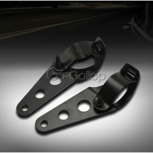 Motorcycle Universal Headlight Mount Bracket For Honda Kawasaki Harley Bobber Racer KZ1000 1100 KZ550 KZ650 35mm-43mm Fork Tube