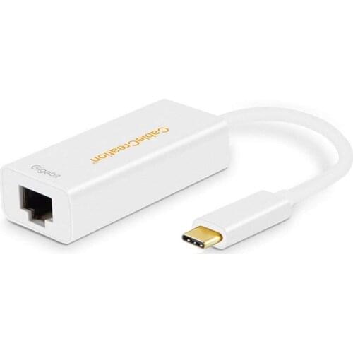 USB C to Ethernet, CableCreation Gold Plated USB 3.1 Type C to RJ45 Gigabit Ethernet LAN Network Adapter, Compatible MacBook Pro