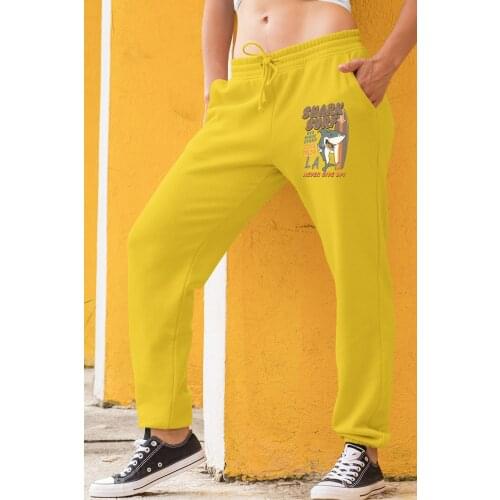 Angemiel Wear Surf Shark Yellow Women Sweatpants