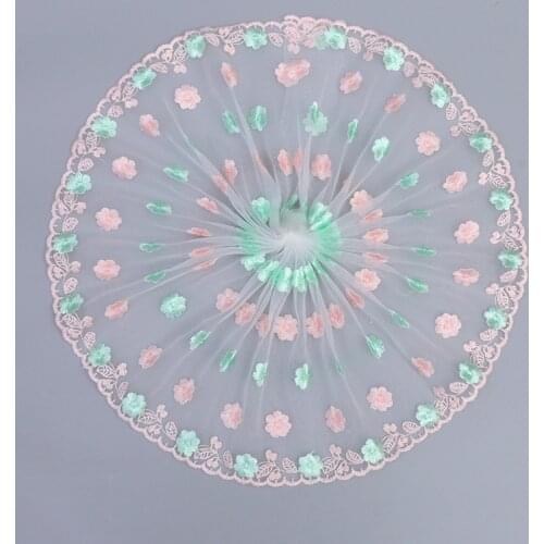 1Yards 91cm Lace Mesh Fabric Lace Ribbon 21cm Embroidery Flower Lace Fabric Guipure Trim Wedding Dress Sewing Dresses Craft LP33