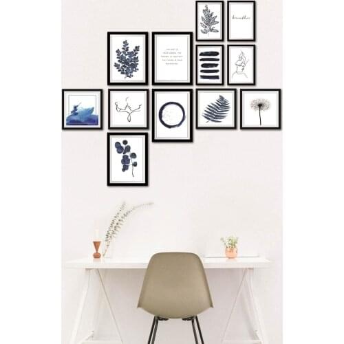 12 piece Frame Looking Mdf Table Decorative Set Gift Wall Table Suit