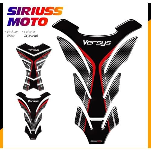 3D Motorcycle Tank Pad Protector Decal Stickers Case for Kawasaki Versys 650 1000 X300 Versys-X Tank