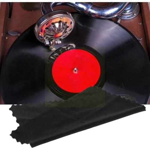 5pcs Microfiber Towel Record Cleaning Cloth Anti-Static Microfiber Free Cloth Towel Tool Lint Turntable Cleaner CD Pad Play L0R4