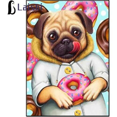 5D DIY full Square Round Diamond Painting Dachshund Donut Mosaic Rhinestone Cross Stitch Cartoon Handmade Art Home Decoration
