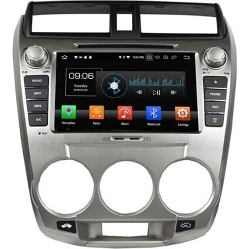 8" Android 10.0 Car DVD Player For Honda CITY 2008-2011 Car Stereo 8 Core Car Multimedia Player Audio Multimedia DSP 4+64G Radio