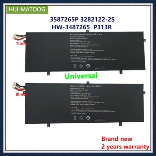 7.6V 4800mAh 3282122-2S Laptop Battery For Jumper ezbook 3 pro 3 SE 3S V3 V4 3 Pro LB10 SURFBOOK A13 P313R 3587265P HW-3687265