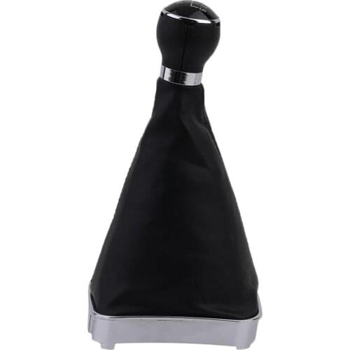 Car Manual Gear Stick Shift Handle Shifter Lever with Dustproof Cover For Bora MK52005-2010