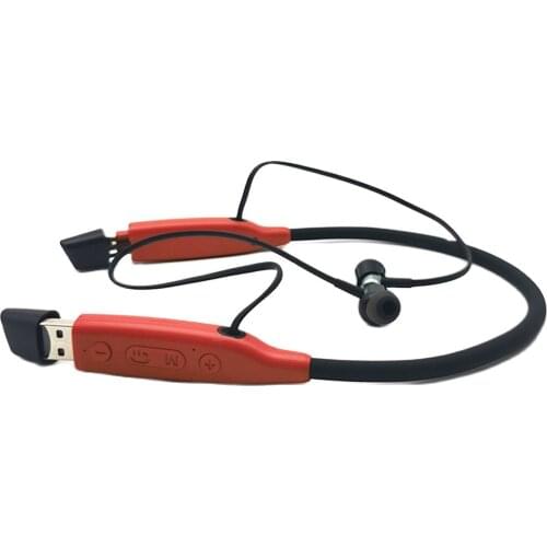 Neckband Wireless card reader earphones Bluetooth sport earbuds mp3 player headset sweat resistance headphones for study