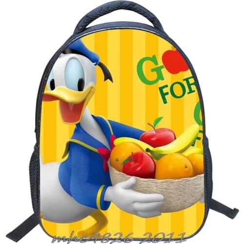 Disney Children School Backpack Mickey Mouse Minnie Duck Backpack Student Preppy Style Knapsack Bookbag Oxford Schoolbag Gift
