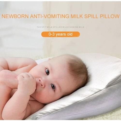 Baby Bedding Care Newborn Pillow Removable Memory Foam Support Sleep Locator Printed Styling Pad Prevent Flat Head Baby Pillow