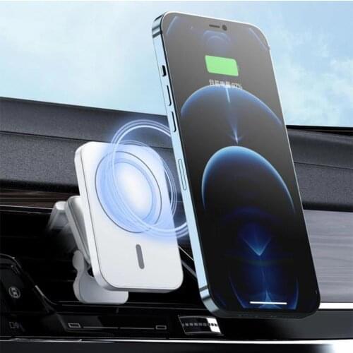 HOCE Magnetic Wireless Charger Car Wireless Chargers For iPhone 13 12 Mini 12 Pro Max 15W Fast Charging Car Phone Holder Charger