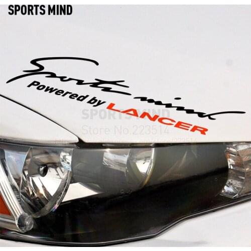2 Pieces Sports Mind Car Styling On Car Lamp Eyebrow Automobiles Car Sticker For Mitsubishi lancer 10 9 exterior accessories