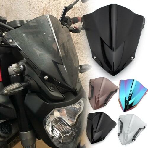 Motorcycle Sports Windshield Visor WindScreen Viser Fits For YAMAHA MT-09 MT09 FZ09 2013 2014 2015 2016 13-16