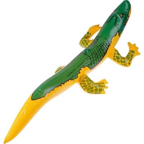 Summer Inflatable Crocodile Blow Up Funny Water Toy Alligator Balloon for Beach Swimming Pool Inflatable Toys