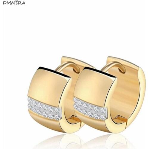 2019 Fashion earrings for womenspherical surface not easy to drop drilling simple stud earrings