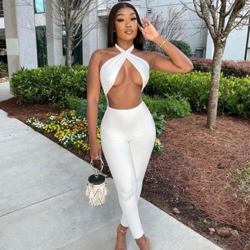 MOlly Criss Cross Bandage Matching Set Summer 2021 Club Crop Top And Pants Two Piece Sets For Women Ruched Sexy Hot Outfits