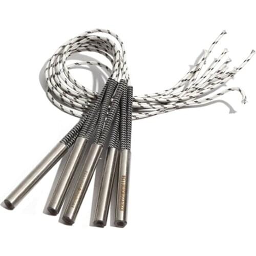 5PCS 12.5mm 38~48mm 316SUS Single Head Dual Heating Tube Cartridge Heater Cylindrical 110V/220V/380V 190W/200W/210W/230W/240W