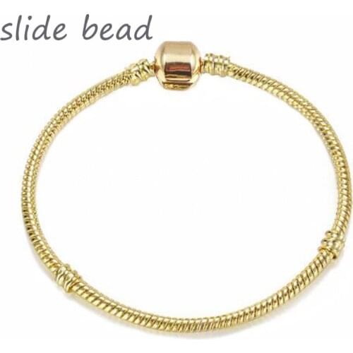 New base bracelet suitable for European luxury brands beads 18-22cm length