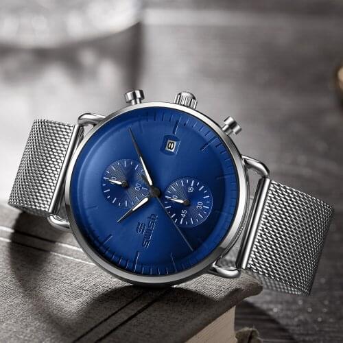 New Relogio Masculino Luxury Brand Designer Watch for Men Sports Waterproof Military Watches Men Chronograph Business Clock 2021