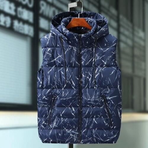 Parka Hooded Vest Winter Autumn New Thick Warm Casual Windbreaker Baggy Waistcoat Sleeveless Jacket Plus Size 8XL 7XL 6XL 5XL